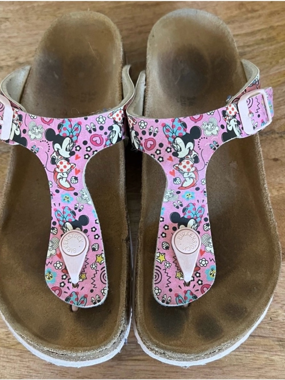 Birkenstock Pink Floral Pattern Kids Sandals